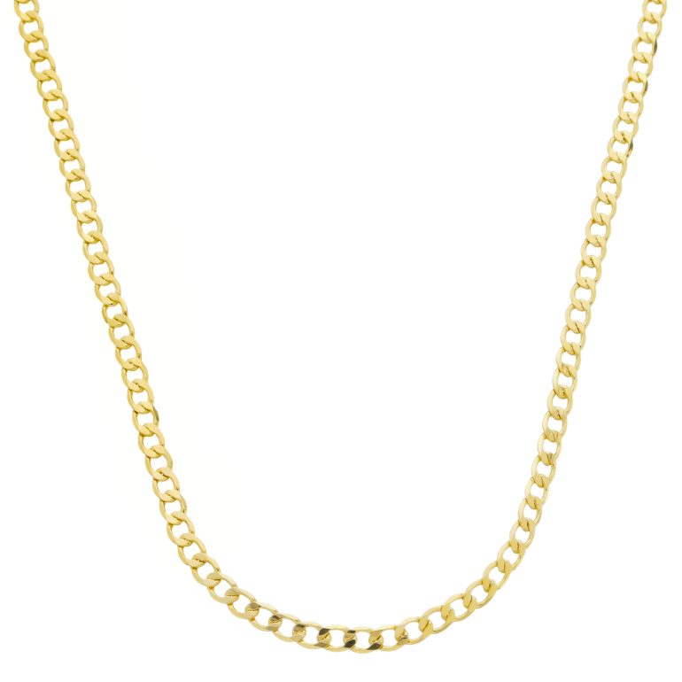 Corrente Grumet Fina 2,5mm. 50cm - Ouro 10mls
