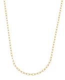 Corrente Cadeado Diamantada  35cm - Ouro 10mls